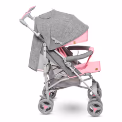 Lionelo Irma Passeggino leggero 1 seduta(e) Grigio, Rosa - Vista aggiuntiva 4
