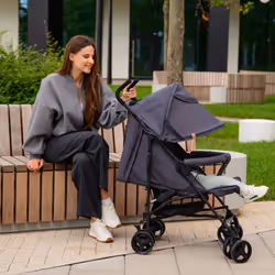 Lionelo Elia Oslo Passeggino leggero 1 seduta(e) Nero, Bianco - Vista aggiuntiva 8