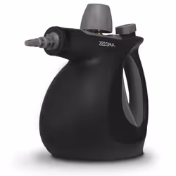 ZEEGMA DRADEN, Pulitore a vapore portatile, 0,35 L, Nero, Pulsanti, Manopola, IPX4, 1000 W