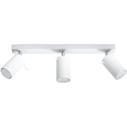 Sollux - Lampada da soffitto Ring bianco 45x16x6cm