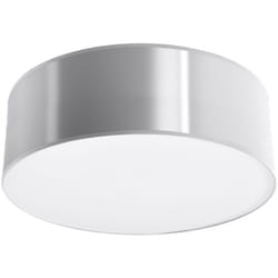 Lampada da soffitto Arena grigio 25x11x25cm Sollux