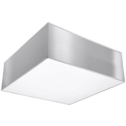 Lampada da soffitto Horus grigio 25x11x25cm Sollux