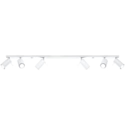 Sollux - Lampada da soffitto Ring bianco 118x16x6cm