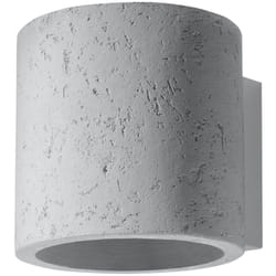 Lampada da parete Orbis grigio 10x10x12cm Sollux