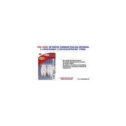Appendino 3M Command Ovale Universale Bianco 2 Ganci 1,3 kg 17081
