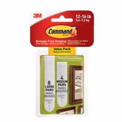 3M 17209FGN, Nastro di montaggio, Bianco, Interno, 5,4 kg, Blister