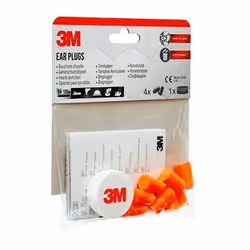 3M 1100C4 tappo per orecchie Tappo auricolare riutilizzabile Arancione 4 pz - Vista aggiuntiva 4