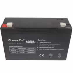 Green Cell AGM Battery 6V 12Ah - Batterie - 12.000 mAh Acido piombo (VRLA) - Vista aggiuntiva 4