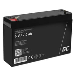 Green Cell AGM12 batteria ricaricabile industriale Acido piombo (VRLA) 7000 mAh 6 V