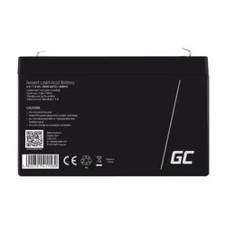 Green Cell AGM12 batteria ricaricabile industriale Acido piombo (VRLA) 7000 mAh 6 V