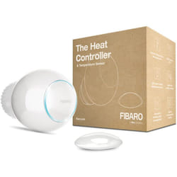 Fibaro - Z-Wave Termostato con Sensore di Temperatura, Fgt-Pack, Bianco