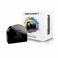 Fibaro RGBW Controller 2, Wireless, Z-Wave, Nero, 868.4 MHz, 50 m, RF Wireless