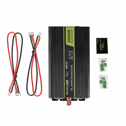 Green Cell INV10 adattatore e invertitore Auto 2000 W Nero - Vista aggiuntiva 5