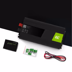 Green Cell INV12 adattatore e invertitore Auto 3000 W Nero