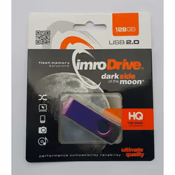 IMRO AXIS/128G USB, 128 GB, USB tipo A, 2.0, 10 MB/s, Girevole, Viola