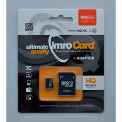 IMRO MICROSDXC 10/128GB UHS-3 ADP Memory card Classe 10