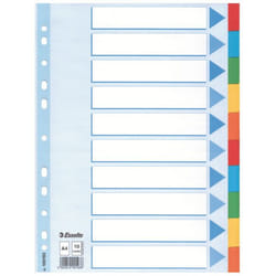 Esselte Multicoloured Card Divider divisore Multicolore 1 pz