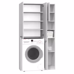 Topeshop ZESTAW MARPOL DD BIEL armadietto di conservazione per bagno Bianco
