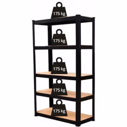 Topeshop REGAŁ P9040 portattrezzo da giardino Libera installazione Acciaio galvanizzato, MDF - Vista aggiuntiva 4