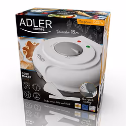 Adler AD 3038 piastra per waffle 1 waffle 1500 W Grigio, Bianco - Vista aggiuntiva 7