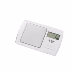 Adler AD 3161, Bilancia pesapersone elettronica, 0,5 kg, 0,1 g, Bianco, Rettangolo, 3 V