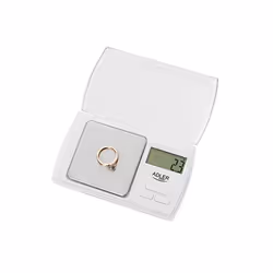 Adler AD 3161 bilancia da cucina Bianco Rettangolo Bilancia pesapersone elettronica