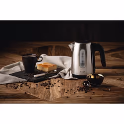 Adler AD 1273 bollitore elettrico 1 L 1200 W Nero, Nocciola, Acciaio inox - Vista aggiuntiva 6
