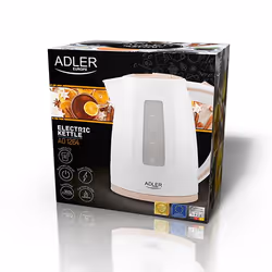 Adler AD 1264 bollitore elettrico 1,7 L 2200 W Nocciola, Bianco - Vista aggiuntiva 4