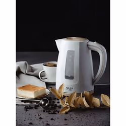 Adler AD 1264 bollitore elettrico 1,7 L 2200 W Nocciola, Bianco - Vista aggiuntiva 5