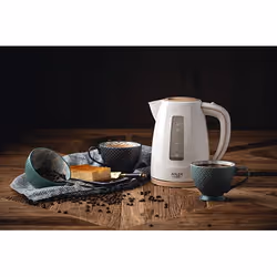 Adler AD 1264 bollitore elettrico 1,7 L 2200 W Nocciola, Bianco - Vista aggiuntiva 6