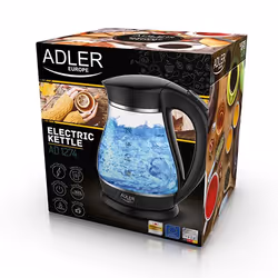 Adler AD 1274 B bollitore elettrico 1,7 L 2200 W Nero, Trasparente - Vista aggiuntiva 5