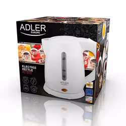 Adler AD 1272 bollitore elettrico 1 L 1600 W Nocciola, Bianco - Vista aggiuntiva 5
