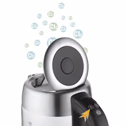 Adler AD 1247 NEW bollitore elettrico 1,7 L 2200 W Nocciola, Acciaio inox, Trasparente - Vista aggiuntiva 6