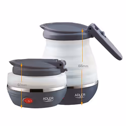 Adler AD 1279 bollitore elettrico 0,6 L 750 W Nero, Bianco - Vista aggiuntiva 5