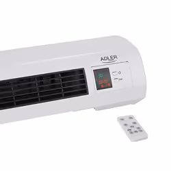 Adler AD 7714 stufetta elettrica Interno Nero, Bianco 2200 W Riscaldatore ambiente elettrico con ventilatore