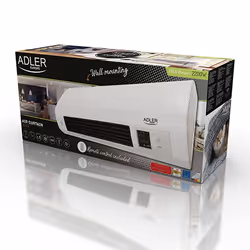 Adler AD 7714 stufetta elettrica Interno Nero, Bianco 2200 W Riscaldatore ambiente elettrico con ventilatore - Vista aggiuntiva 5