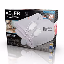 Adler AD 7426 scaldaletto Riscaldaletto elettrico 60 W Grigio Tessuto felpato, Poliestere - Vista aggiuntiva 5