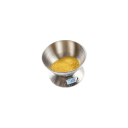 Adler - Bilancia da cucina ad 3166 con ciotola in acciaio inox da 900 ml, peso massimo 5 kg, bilancia elettronica per uso domestico con display lcd,