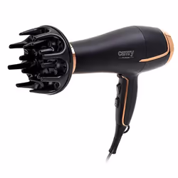 Camry Premium CR 2255 asciuga capelli 2000 W Nero, Oro - Vista aggiuntiva 4