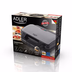Adler AD 3043 tostiera 1300 W Nero - Vista aggiuntiva 8