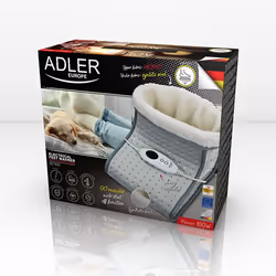 Adler AD 7432 scaldaletto Coperta elettrica 100 W Grigio, Bianco Felpato, Lana sintetica - Vista aggiuntiva 4