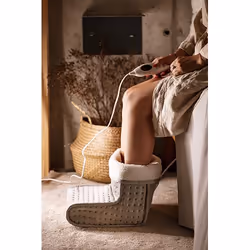 Adler AD 7432 scaldaletto Coperta elettrica 100 W Grigio, Bianco Felpato, Lana sintetica - Vista aggiuntiva 6