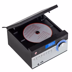 Camry Premium CR 1173 impianto stereo portatile Analogico e digitale 10 W AM, FM Nero, Argento Riproduzione MP3 - Vista aggiuntiva 4