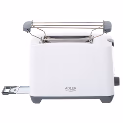 Adler AD 3216 tostapane 2 fetta/e 1000 W Grigio, Bianco - Vista aggiuntiva 4