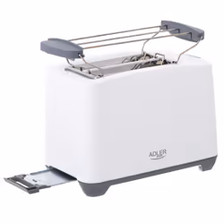 Adler AD 3216 tostapane 2 fetta/e 1000 W Grigio, Bianco - Vista aggiuntiva 5
