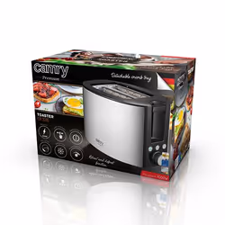 Camry Premium CR 3215 tostapane 2 fetta/e 1000 W Acciaio inox - Vista aggiuntiva 7
