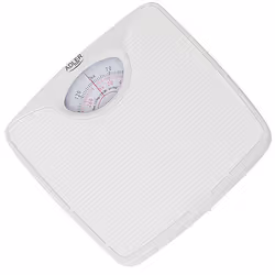 Adler AD 8151W bilance pesapersone Rettangolo Bianco Bilancia pesapersone meccanica