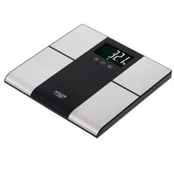 Adler AD 8165 bilance pesapersone Rettangolo Nero, Grigio Bilancia pesapersone elettronica