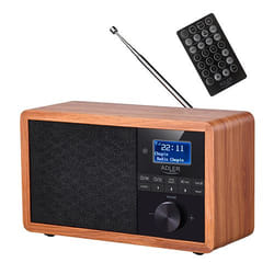 Adler AD 1184 radio Portatile Digitale Nero, Legno