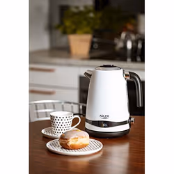 Adler AD 1295w bollitore elettrico 1,7 L 2200 W Nero, Bianco - Vista aggiuntiva 8